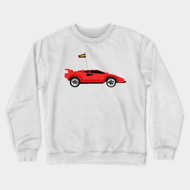 Twin Turbo 80s Supercar Vintage RC Classic toy Crewneck Sweatshirt by Nostalgia-RC